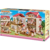 Sylvanian Families - Red Roof Country Home With Secret Attic Playroom