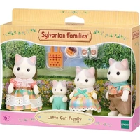 Sylvanian Families - Latte Cat Family