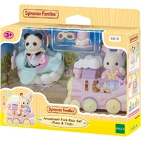Sylvanian Families - Amusement Park Ride Set Plane & Train