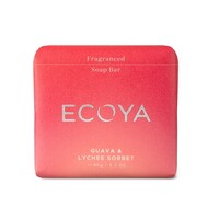 Ecoya Fragranced Soap Bar - Guava & Lychee Sorbet