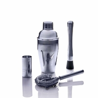 Salt&Pepper - Bond - 4pc Cocktail Set Silver