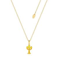Disney Couture Kingdom - Beauty and the Beast - Lumiere Necklace Yellow Gold