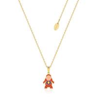 Disney Couture Kingdom - Beauty and the Beast - Cogsworth Necklace Yellow Gold