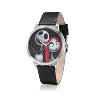 Disney Couture Kingdom - Nightmare Before Christmas - Jack And Sally Watch - Black