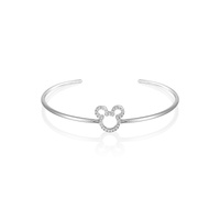 Disney Couture Kingdom Precious Metal - Mickey Mouse - Crystal Outline Bangle
