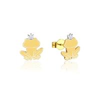 Disney Couture Kingdom - Princess and the Frog - Prince Naveen Stud Earrings Yellow Gold