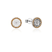 Disney Couture Kingdom - Frozen 2 - November Birthstone Snowflake Stud Earrings