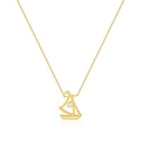 Disney Couture Kingdom - Moana - Wayfarer Necklace Yellow Gold