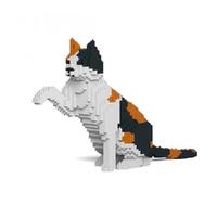 Jekca Animals - Calico Cat Pawing 27cm