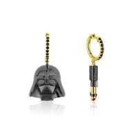 Disney Couture Kingdom - Star Wars - Darth Vader Lightsaber Drop Earrings Yellow Gold and Gunmetal Plated