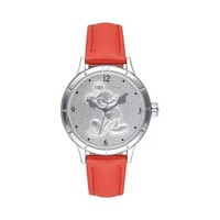 The Original Mickey Collection Watch - Sculpted Dial Red + Silver 31mm Ft Mickey