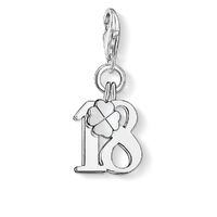 Thomas Sabo Charm Club - Lucky Number 18 Silver Pendant