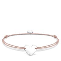 Thomas Sabo Little Secret - Heart Pink & Silver Bracelet