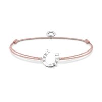 Thomas Sabo Little Secret - Pink with Silver Horseshoe Bracelet