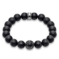 Thomas Sabo Bracelet - Black Obsidian M-17.5cm