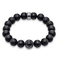 Thomas Sabo Bracelet - Black Obsidian XL-21cm
