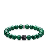 Thomas Sabo Bracelet - Black Cat Green L-19cm