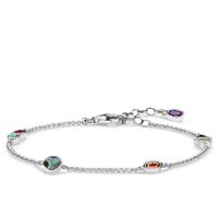 Thomas Sabo Bracelet - Colourful Stones Silver