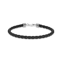 Thomas Sabo Bracelet - Black Leather M-17cm