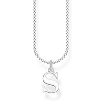 Thomas Sabo Charm Club - Letter "S" Silver Necklace