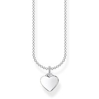 Thomas Sabo Charm Club - Heart Plain Silver Charm Necklace 38-45cm