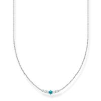 Thomas Sabo Charm Club - Turquoise Stone Silver Necklace