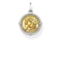 Thomas Sabo Pendant - Faith, Love, Hope Silver + Yellow Gold
