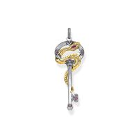 Thomas Sabo Pendant - Key with Snake Yellow Gold + Silver