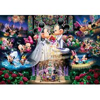 Tenyo Puzzle 1000pc - Disney Mickey and Minnie - Forever Promise Wedding Dream