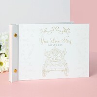 Disney Wedding By Widdop And Co Guest Book: Cinderella & Prince Charming