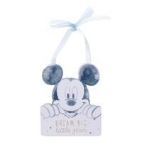 Disney Mickey & Minnie By Widdop And Co Hanging Plaque: Mickey Mouse Little Star