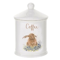 Wrendale Designs By Royal Worcester Canister Coffee - Bright Eyes Hare