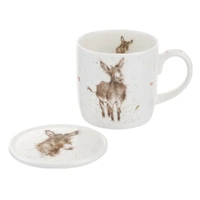 Royal Worcester Wrendale Designs Mug & Coaster Set - 'Gentle Jack'