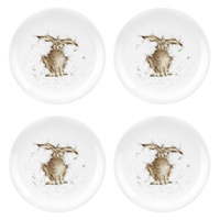 Royal Worcester Wrendale Coupe Plates - Hare (Set of 4)