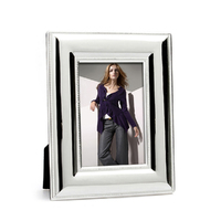Whitehill Frames - Silver Plated Photo Frame - Wide Beaded 4x6"