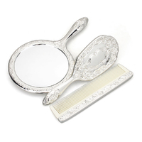 Whitehill Baby - Silverplated Child Brush, Comb And Mirror Set