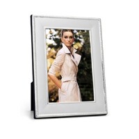 Whitehill Frames - Silver Plated Photo Frame - Beaded 10cm x 15cm
