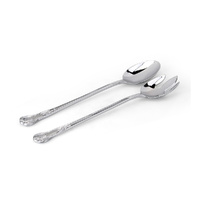 Whitehill Serveware - Nickel Plated Kings Salad Servers