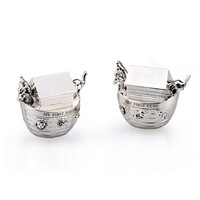 Whitehill Baby - Silverplated Noah's Ark First Tooth And Curl Box