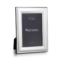 Whitehill Frames - Silver Plated Photo Frame - EP Wide Plain 10cm x 15cm