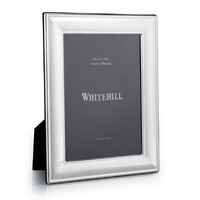 Whitehill Frames - Silver Plated Photo Frame - EP Wide Plain 13cm x 18cm