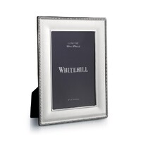 Whitehill Frames - Silver Plated Photo Frame - EP Wide Bead 10cm x 15cm