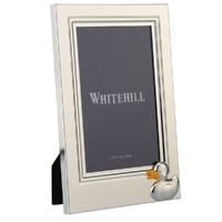 Whitehill Frames - Silver Plated Photo Frame - Duck Motif 4x6"