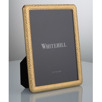 Whitehill Frames - Brushed Gold Photo Frame - Art Deco 13cm x 18cm