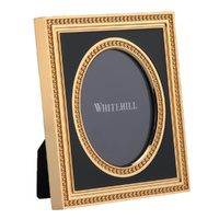 Whitehill Frames - Empire Black & Gold oval Frame 3x2inch