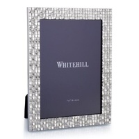 Whitehill Frames - Nickel Plated Checkered Photo Frame 5x7inch