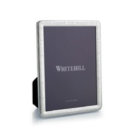 Whitehill Frames - Silver Finish Fabric Photo Frame 5x7inch
