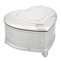 Whitehill Winter Wonderland - Musical Heart Trinket Box