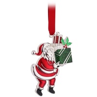 Whitehill Christmas - Santa With Giftbox Hanging Ornament