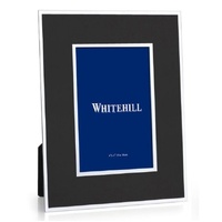 Whitehill Frames - Faux Silver Matte Black Finish Frame 4x6inch